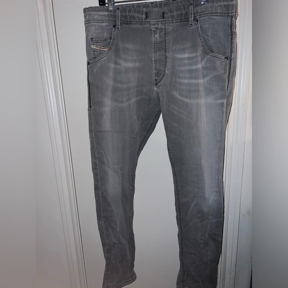 Diesel Denim Sweatpants Size 34 Gray
